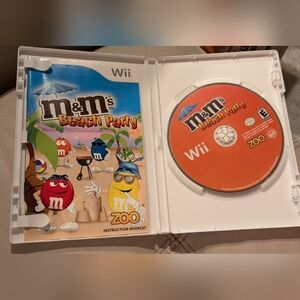 M&Ms beach party Nintendo Wii game